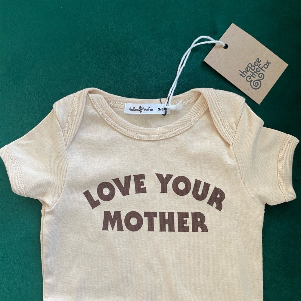 Love Your Mother Baby Onesie